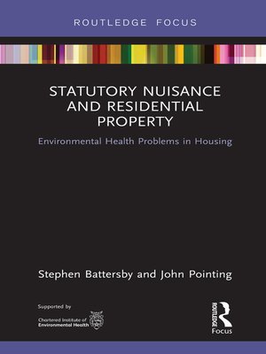 cover image of Statutory Nuisance and Residential Property